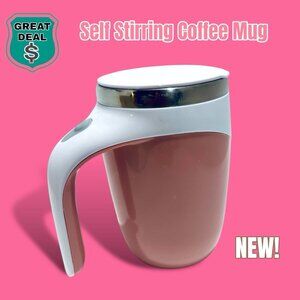 Automatic Magnetic Stirring Coffee Drink Cup Mug. NWT! NEW!